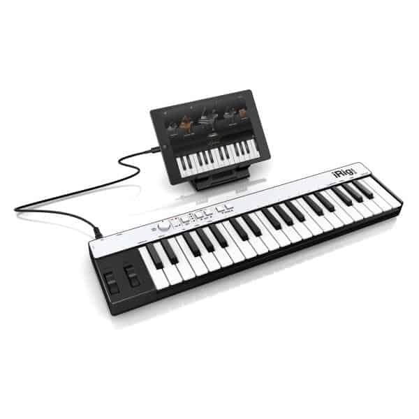 Teclado de piano portátil iRig KEYS Apple y de IK Multimedia