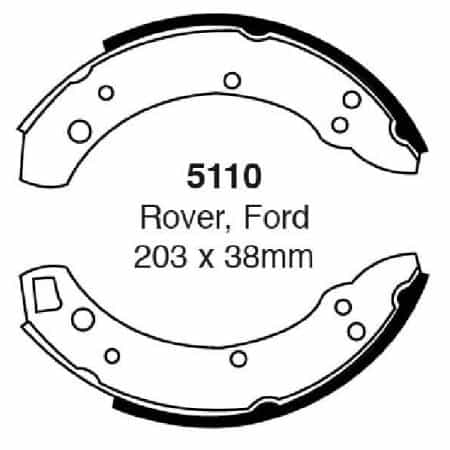 Zapatas de freno traseras EBC