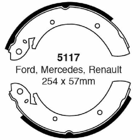Zapatas de freno traseras EBC