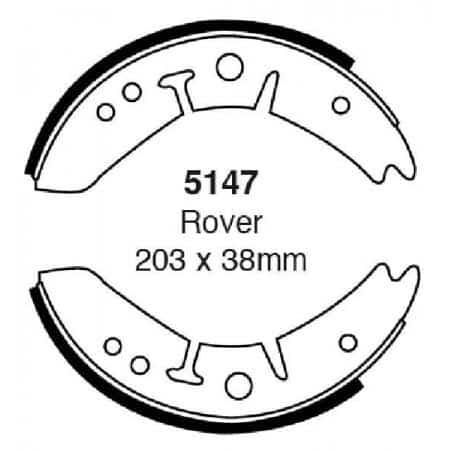 Zapatas de freno traseras EBC