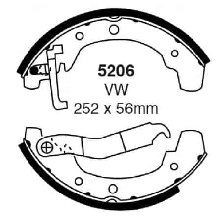 Zapatas de freno traseras EBC
