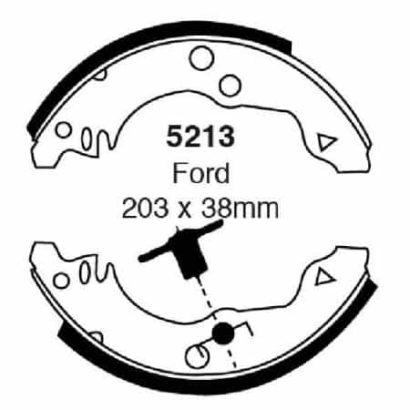 Zapatas de freno traseras EBC