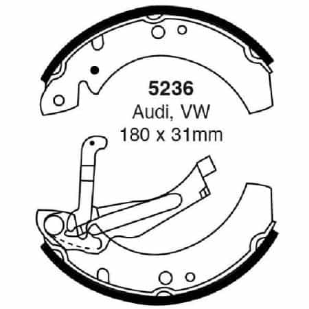 Zapatas de freno traseras EBC