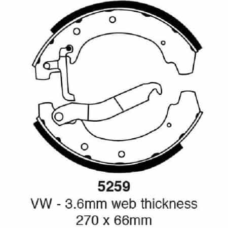 Zapatas de freno traseras EBC