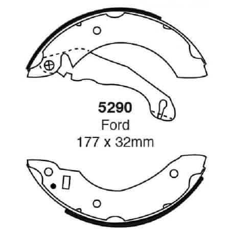 Zapatas de freno traseras EBC