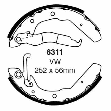Zapatas de freno traseras EBC