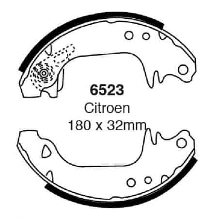 Zapatas de freno traseras EBC
