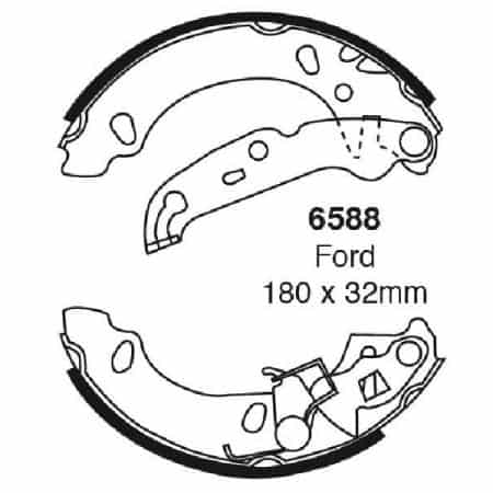 Zapatas de freno traseras EBC