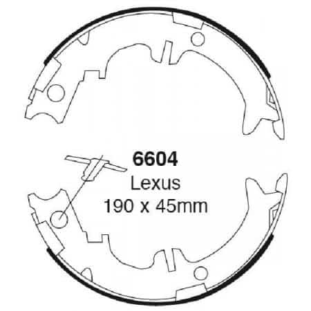 Zapatas de freno traseras EBC