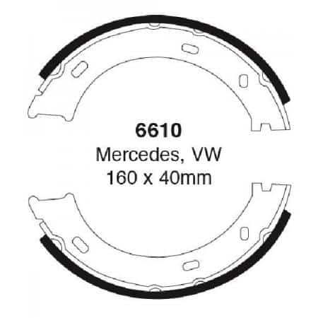 Zapatas de freno traseras EBC