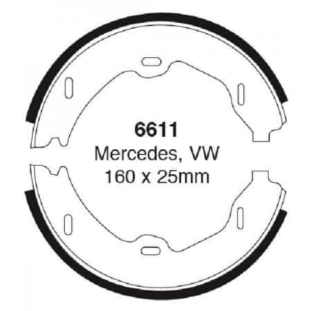 Zapatas de freno traseras EBC