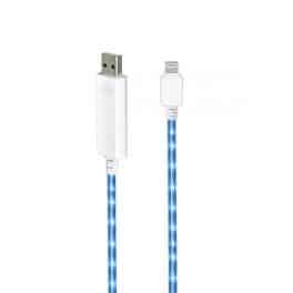 Cable USB iluminado con conector Lightning